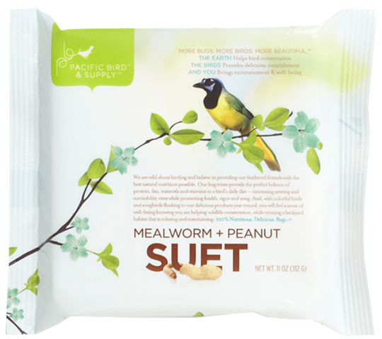 12 x Pacific Bird Mealworm + Peanut Suet