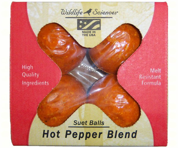 Hot Pepper Suet Balls - 4pk