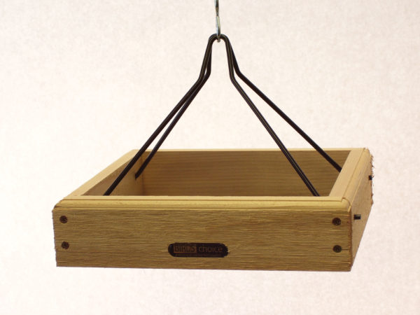 11x10 Hanging Cedar Tray with Collapsible Black Steel Rods