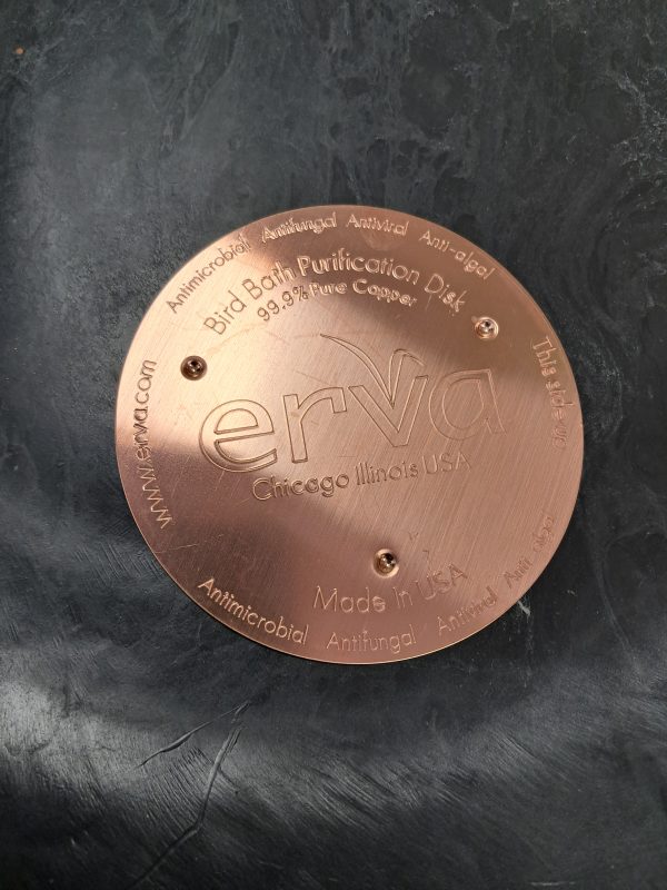 Copper Bird Bath Purification Disk